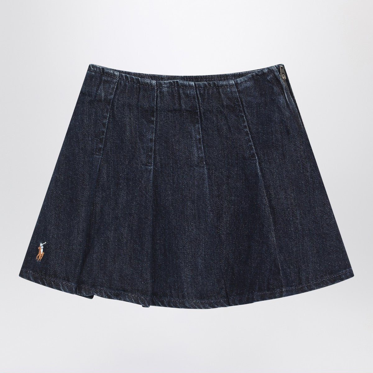 Polo Ralph Lauren Blue pleated denim skirt Polo Ralph Lauren