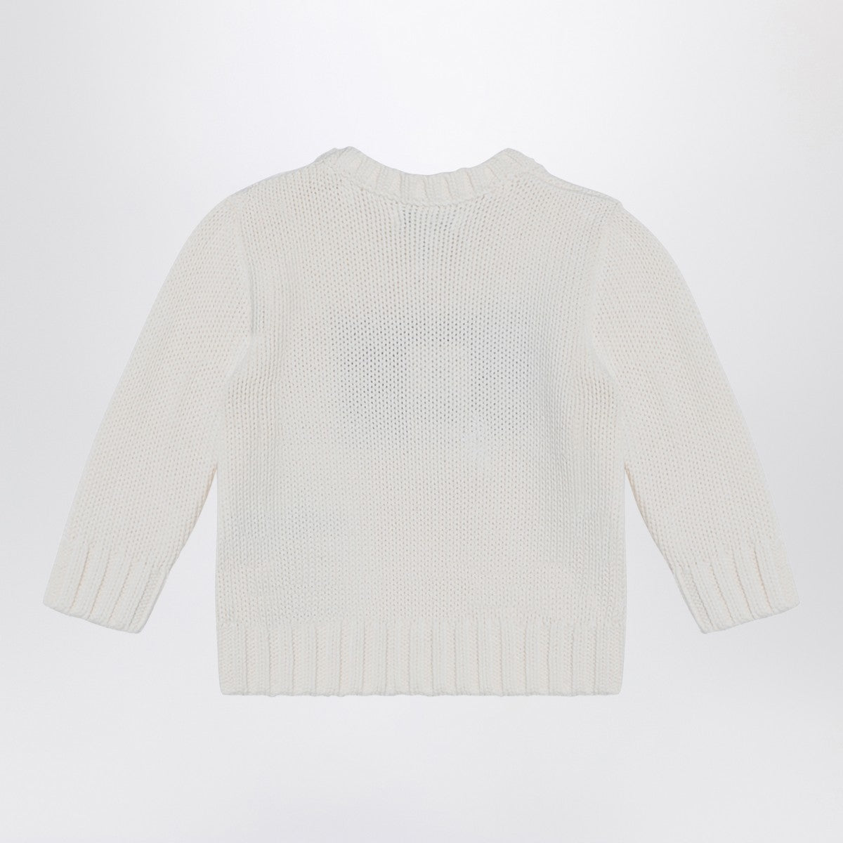 Polo Ralph Lauren White cotton jumper with flag inlay Polo Ralph Lauren