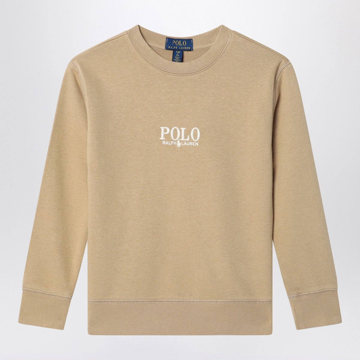 Polo Ralph Lauren Beige cotton sweatshirt with logo Polo Ralph Lauren
