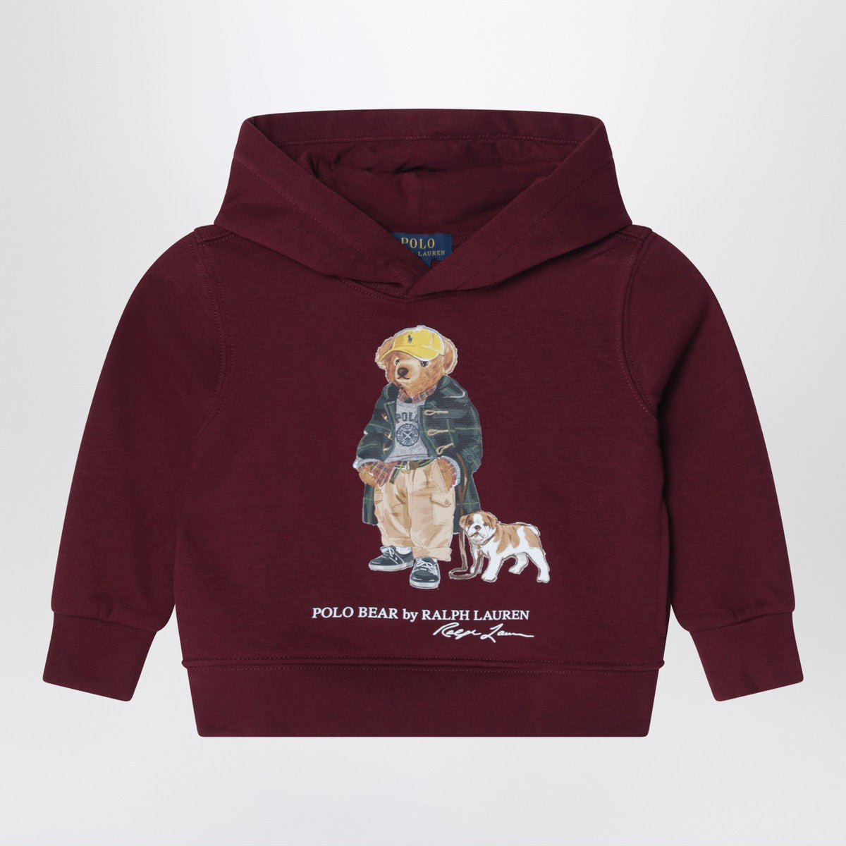 Polo Ralph Lauren Bordeaux cotton Polo Bear sweatshirt Polo Ralph Lauren