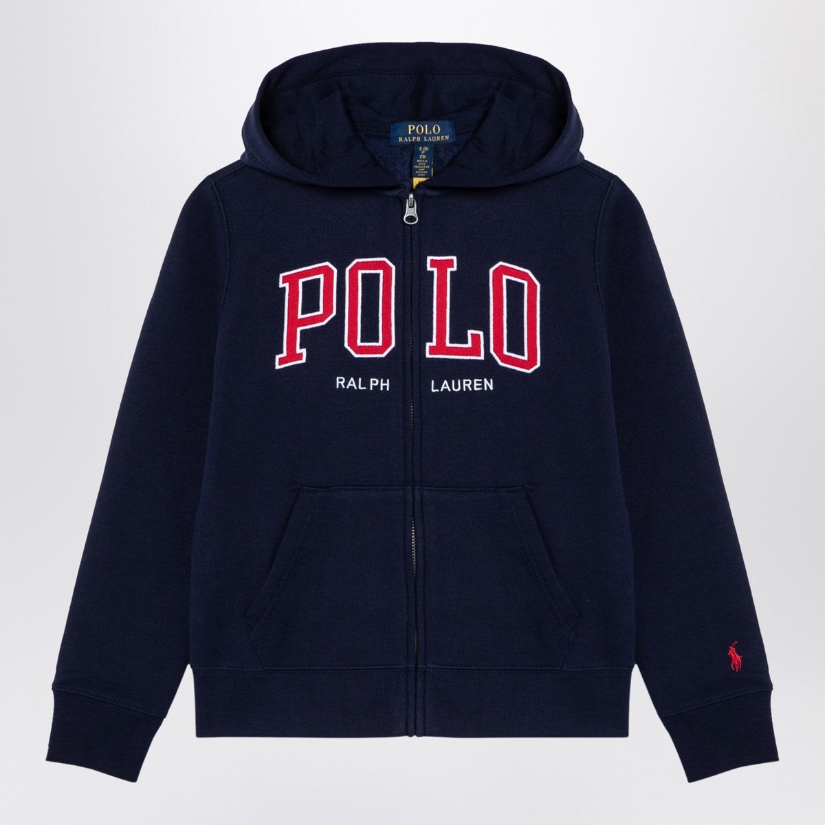 Polo Ralph Lauren Navy blue cotton blend sweatshirt with logo Polo Ralph Lauren