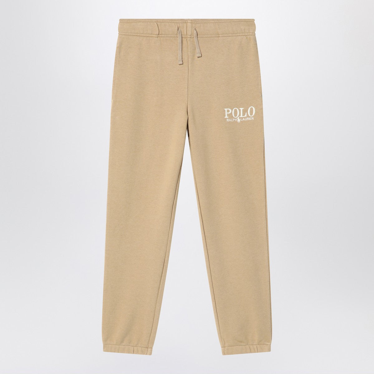 Polo Ralph Lauren Beige cotton jogging trousers with logo Polo Ralph Lauren