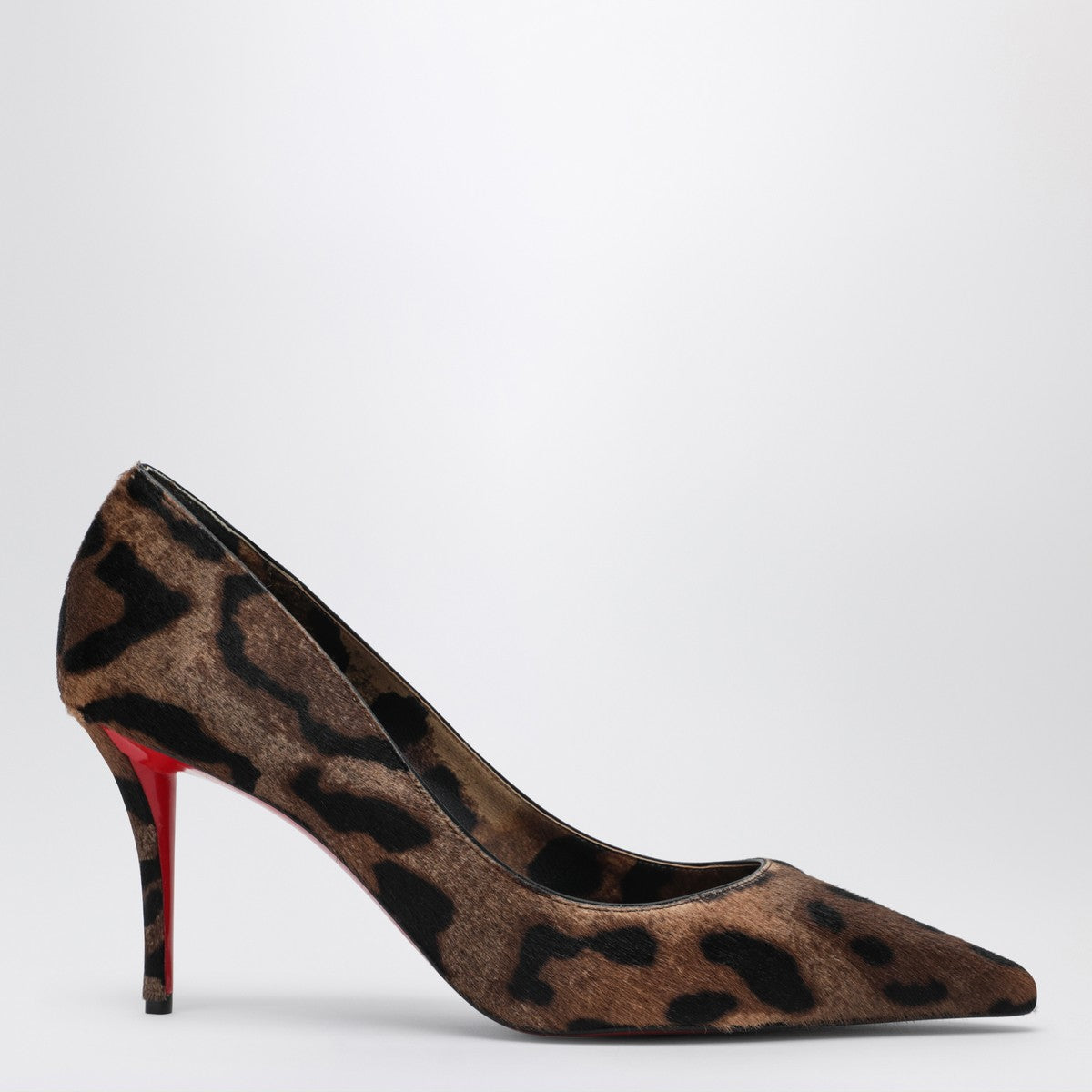 Christian Louboutin Miss Z pony skin pumps with leopard print Christian Louboutin