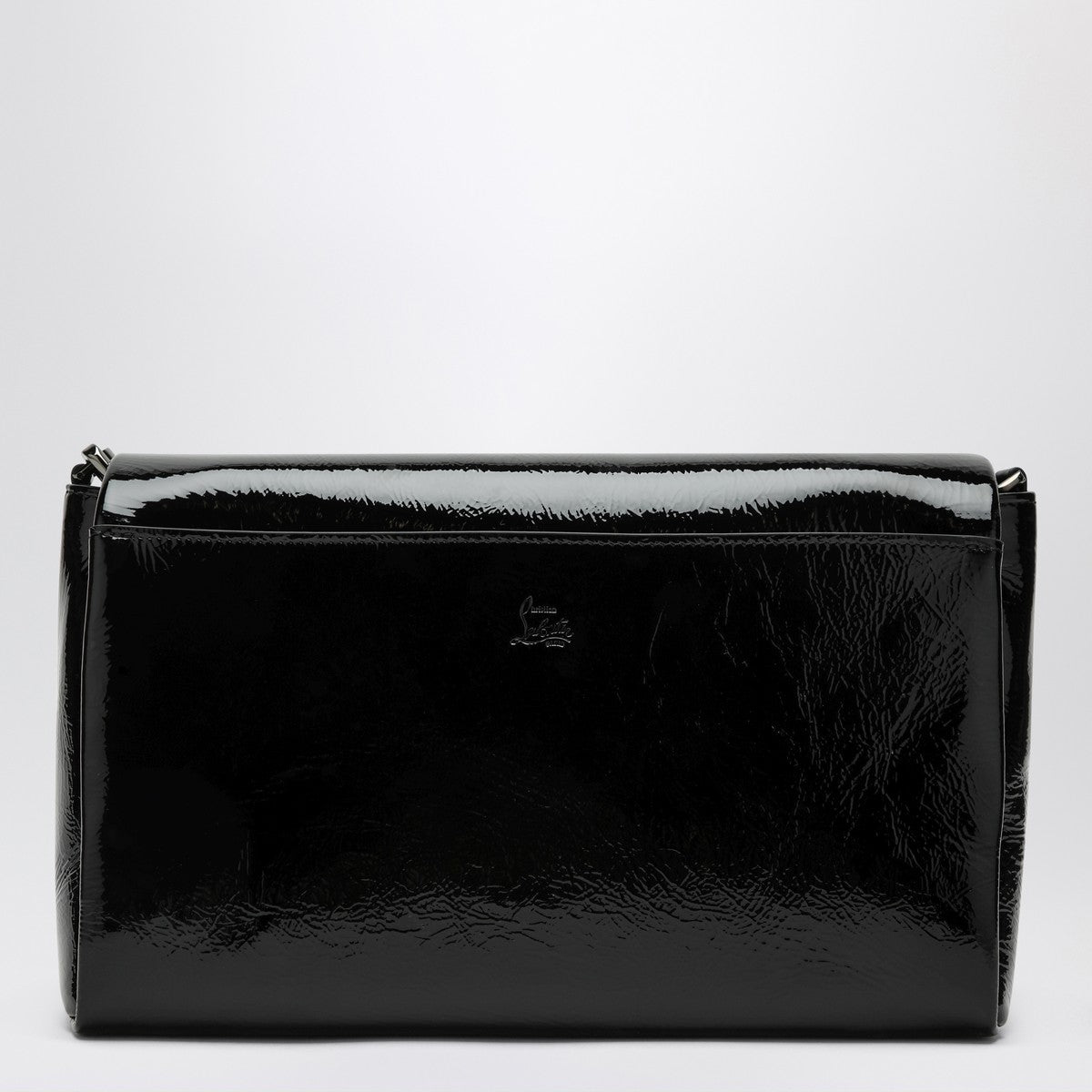 Christian Louboutin Loubi54 black patent leather clutch bag Christian Louboutin