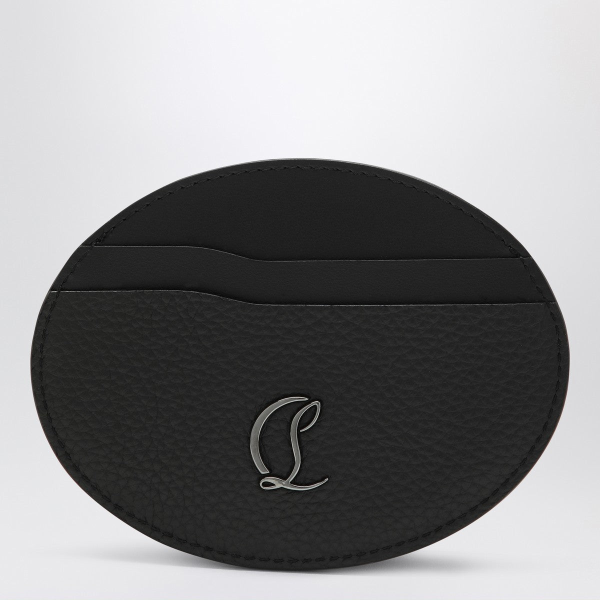 Christian Louboutin Mooncrest black circular card holder Christian Louboutin