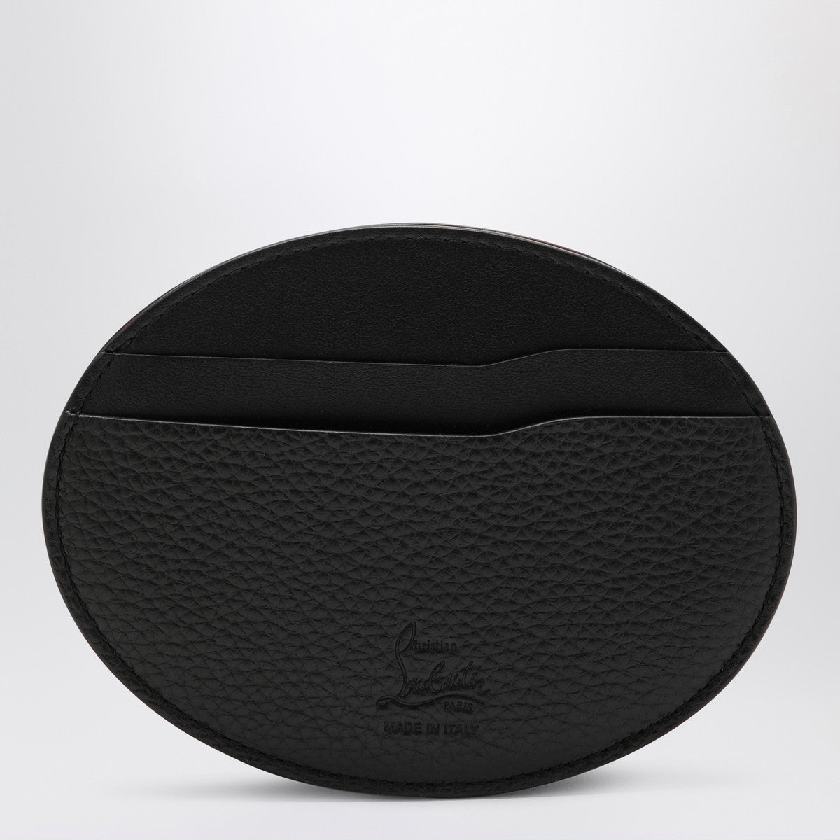 Christian Louboutin Mooncrest black circular card holder Christian Louboutin