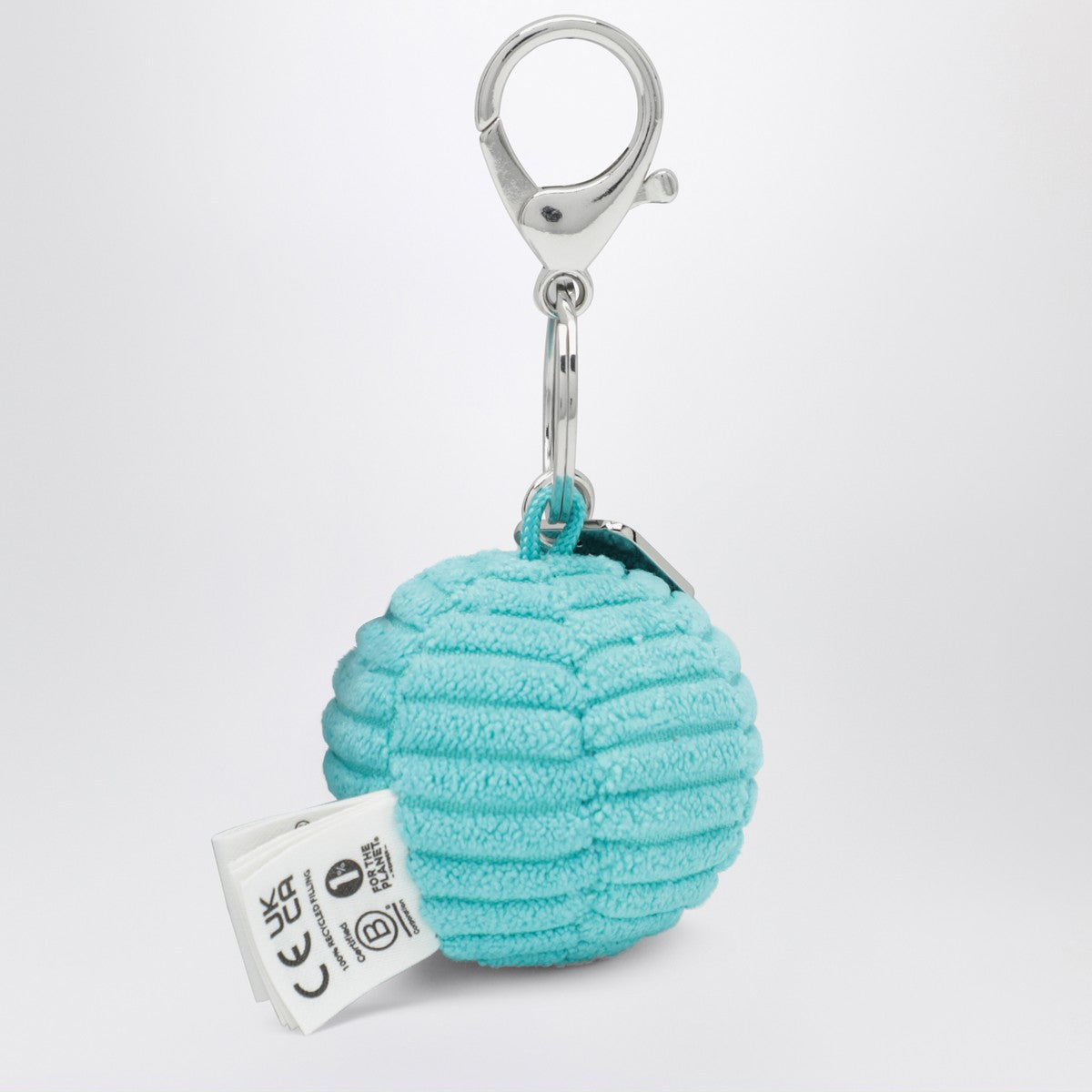 Bon Ton Toys Smiley velvet keychain light blue Bon Ton Toys