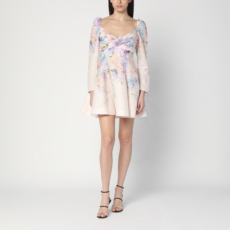 ZIMMERMANN Dawning mini dress with floral print Zimmermann