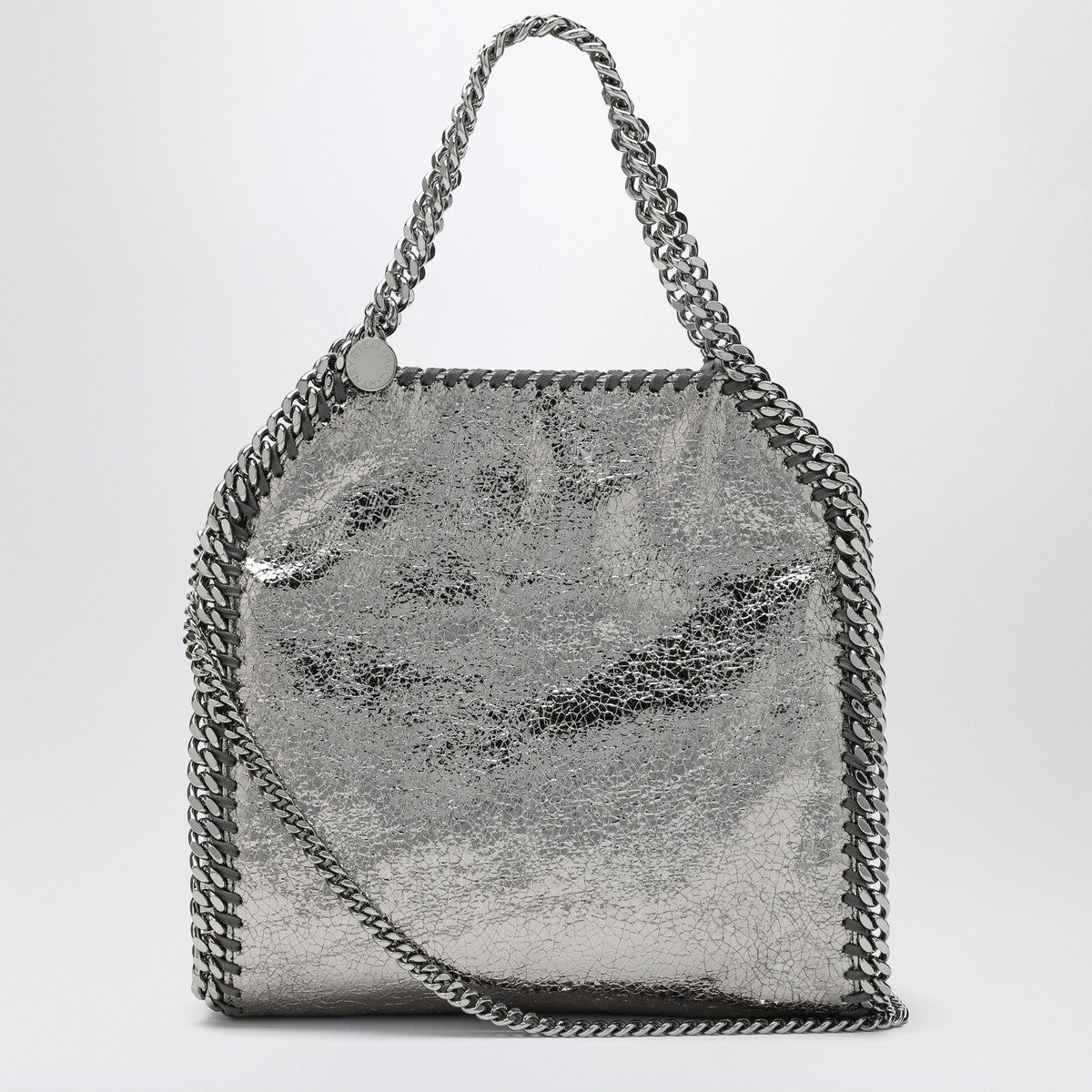Stella McCartney Falabella mini metallic Steel Grey bag Stella McCartney
