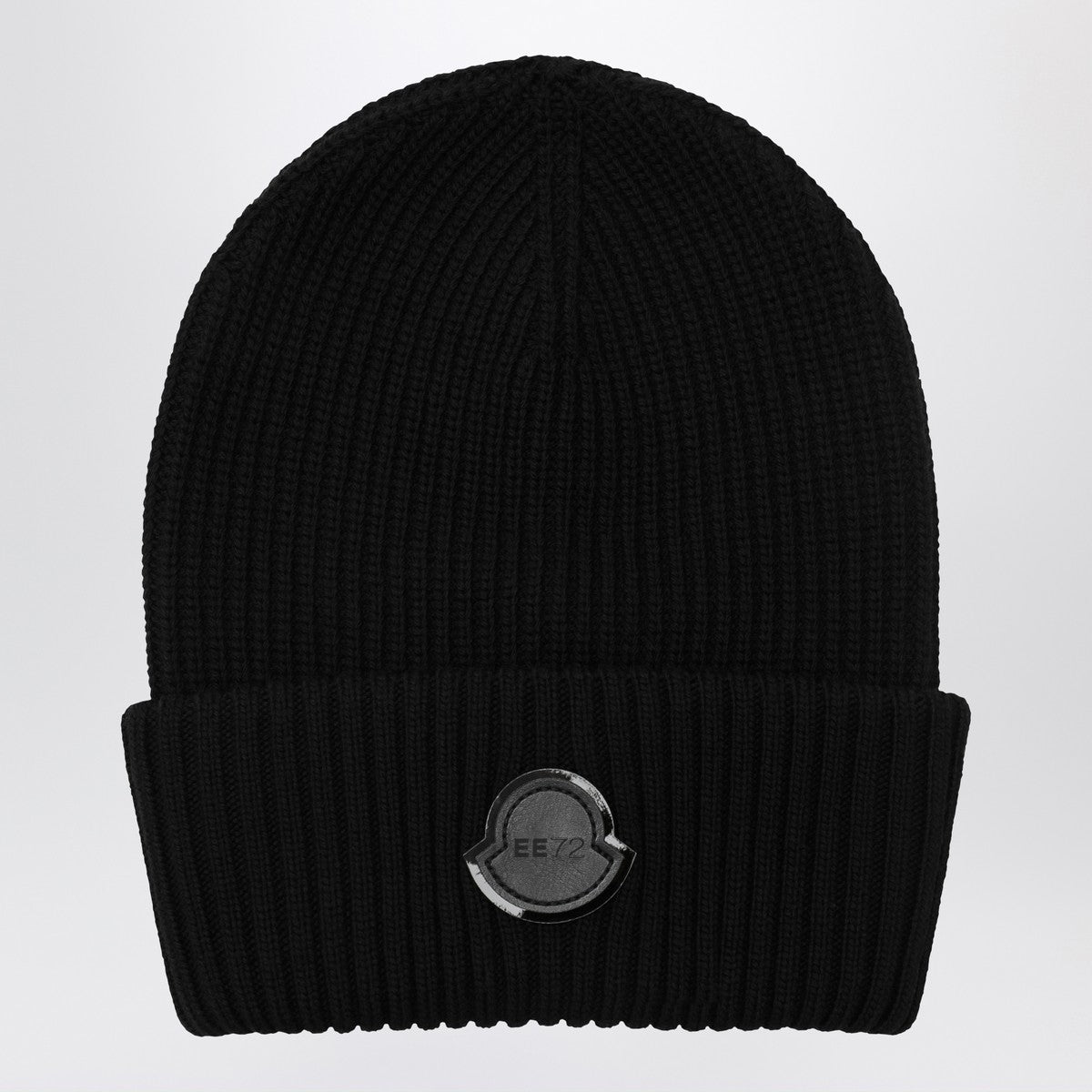 Moncler X Edward Enninful Black wool beanie Moncler X Edward Enninful