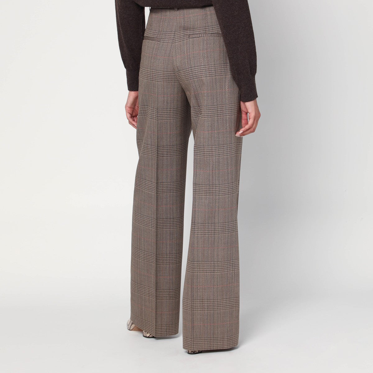 Róhe Trousers in Prince of Wales check Róhe