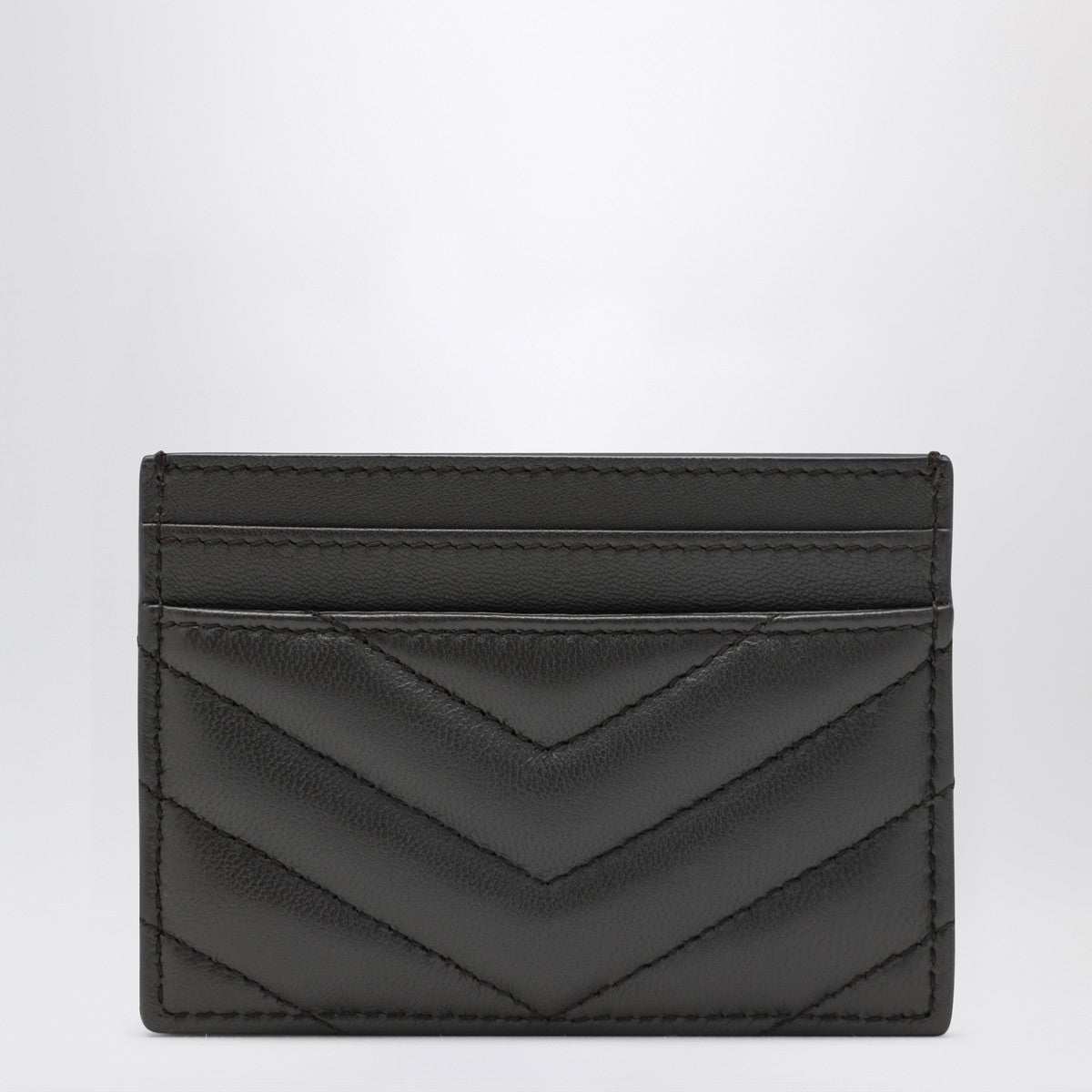 Saint Laurent Grey Cassandre card holder Saint Laurent