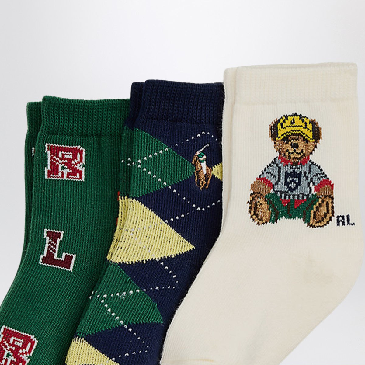 Polo Ralph Lauren Set of three Polo Bear socks Polo Ralph Lauren