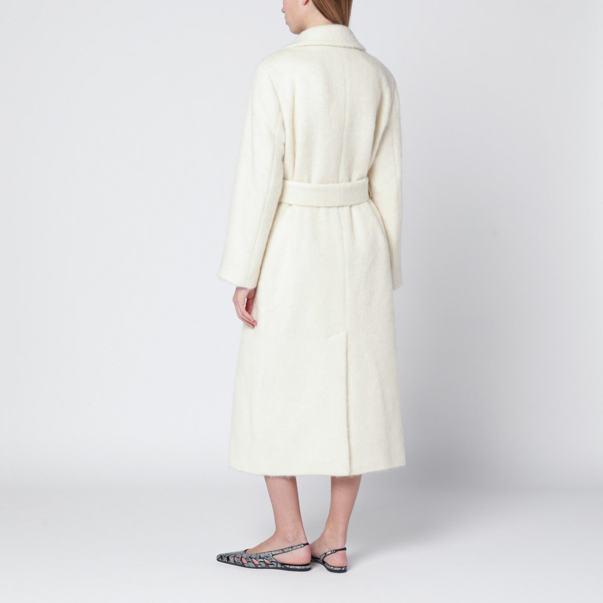ALMADA LABEL Cream robe coat ALMADA LABEL