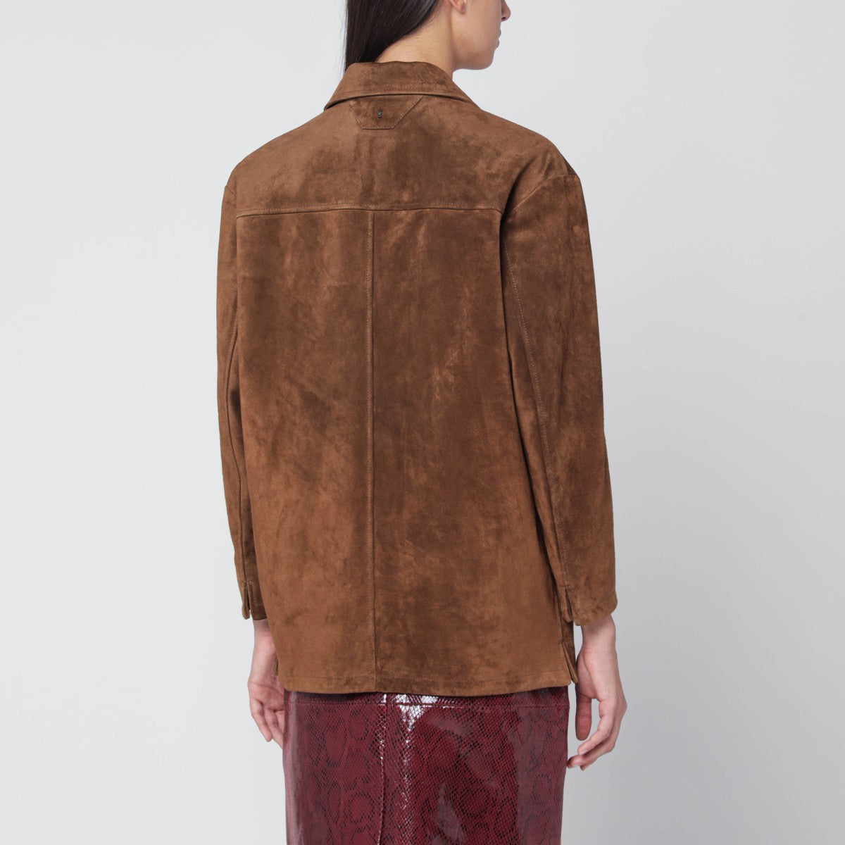Salvatore Santoro Tobacco-colored suede jacket Salvatore Santoro