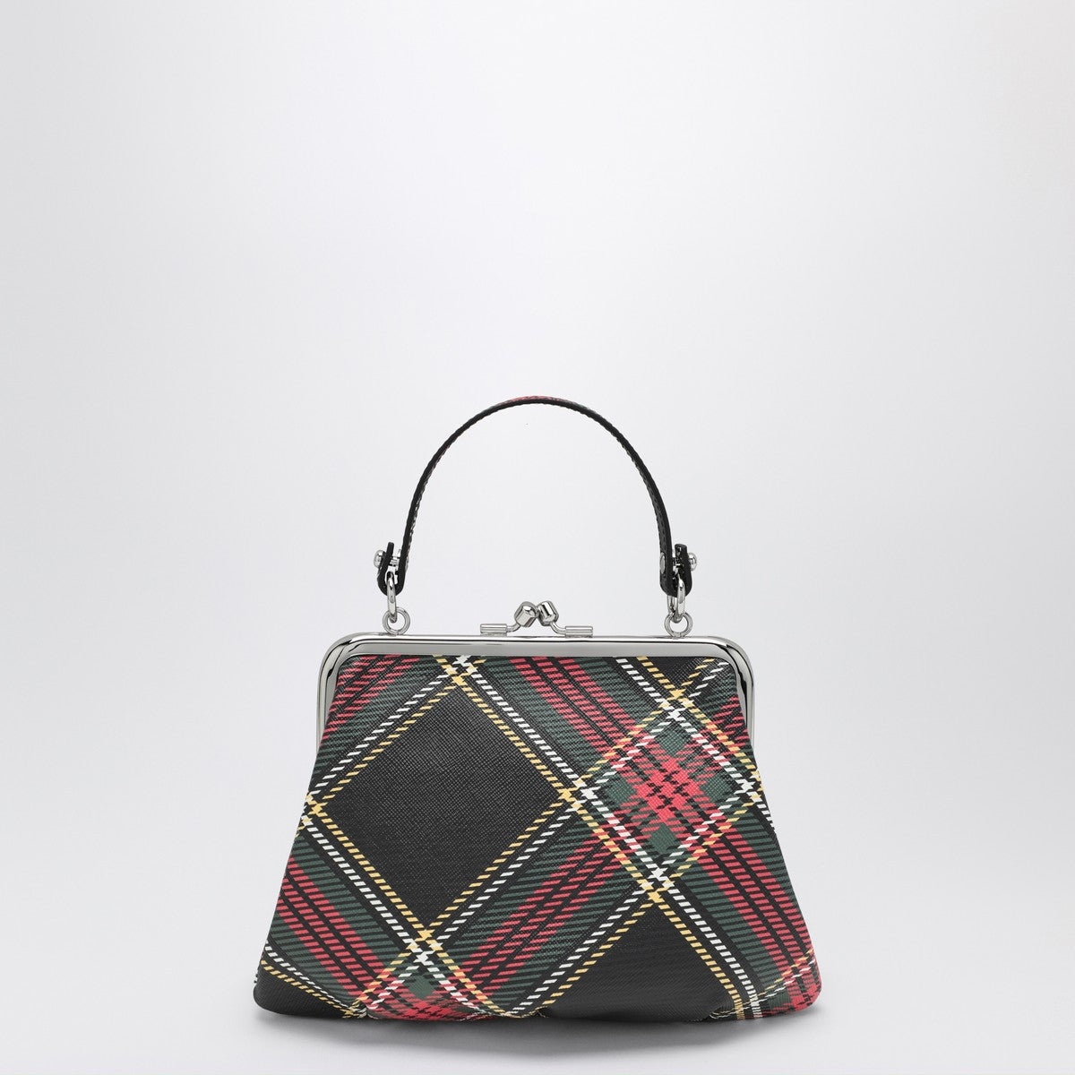 Vivienne Westwood Black Granny bag with tartan pattern Vivienne Westwood