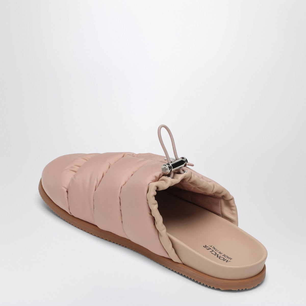 Moncler Pink nylon mule Mon Pocket Moncler