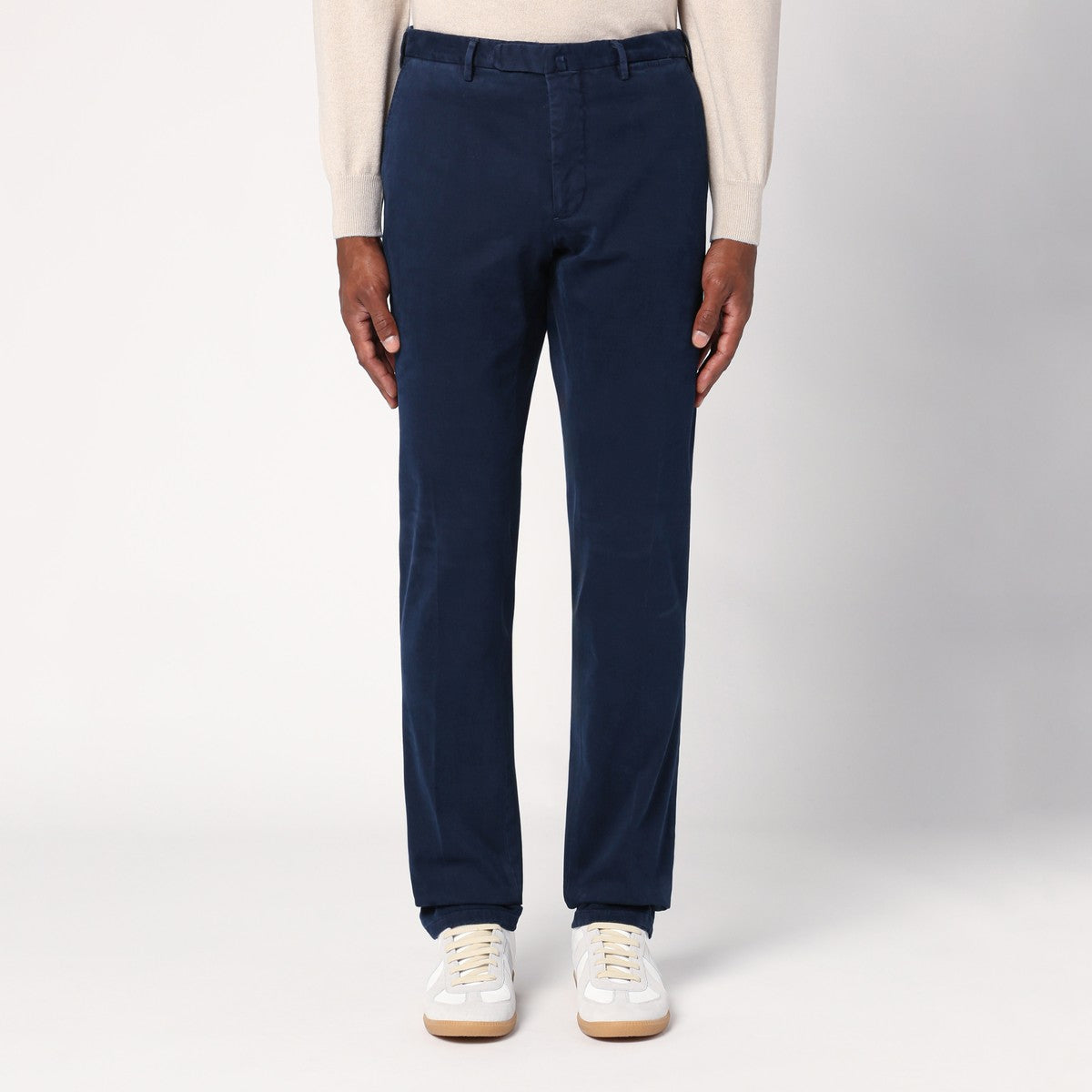 Santaniello Blue cotton trousers Santaniello