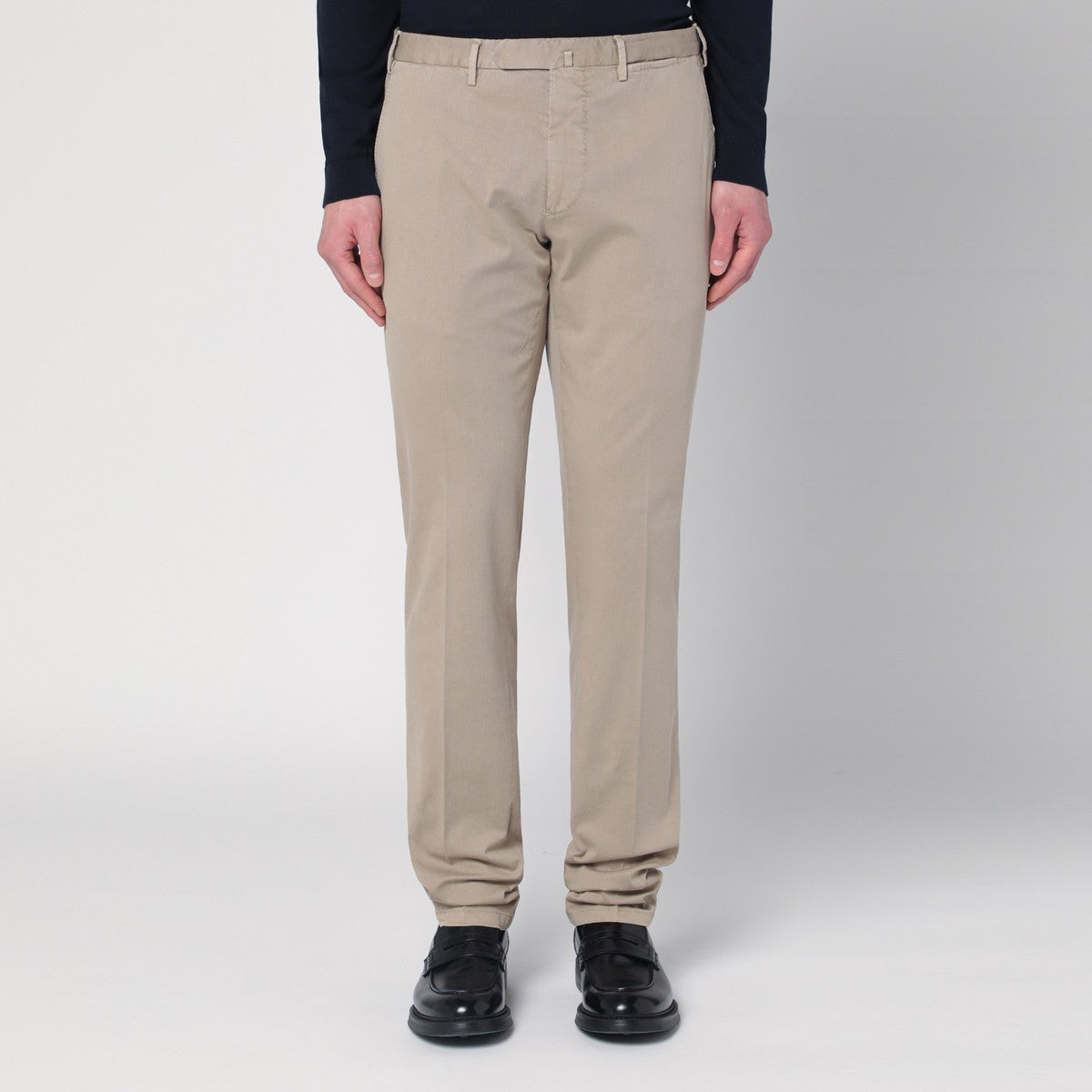 Santaniello Beige trousers in cotton Santaniello
