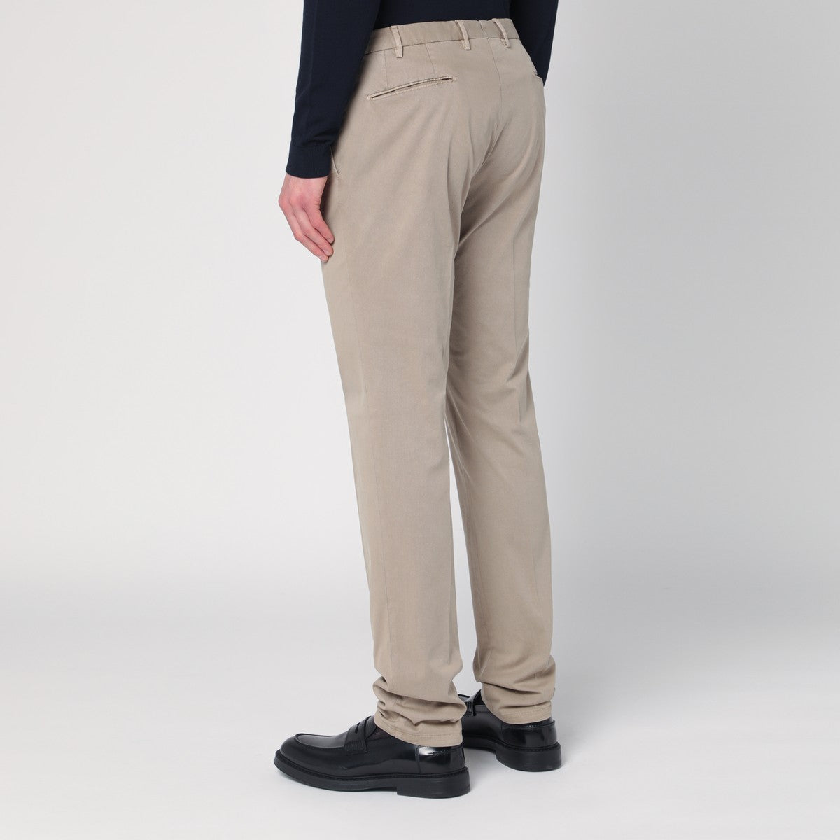 Santaniello Beige trousers in cotton Santaniello