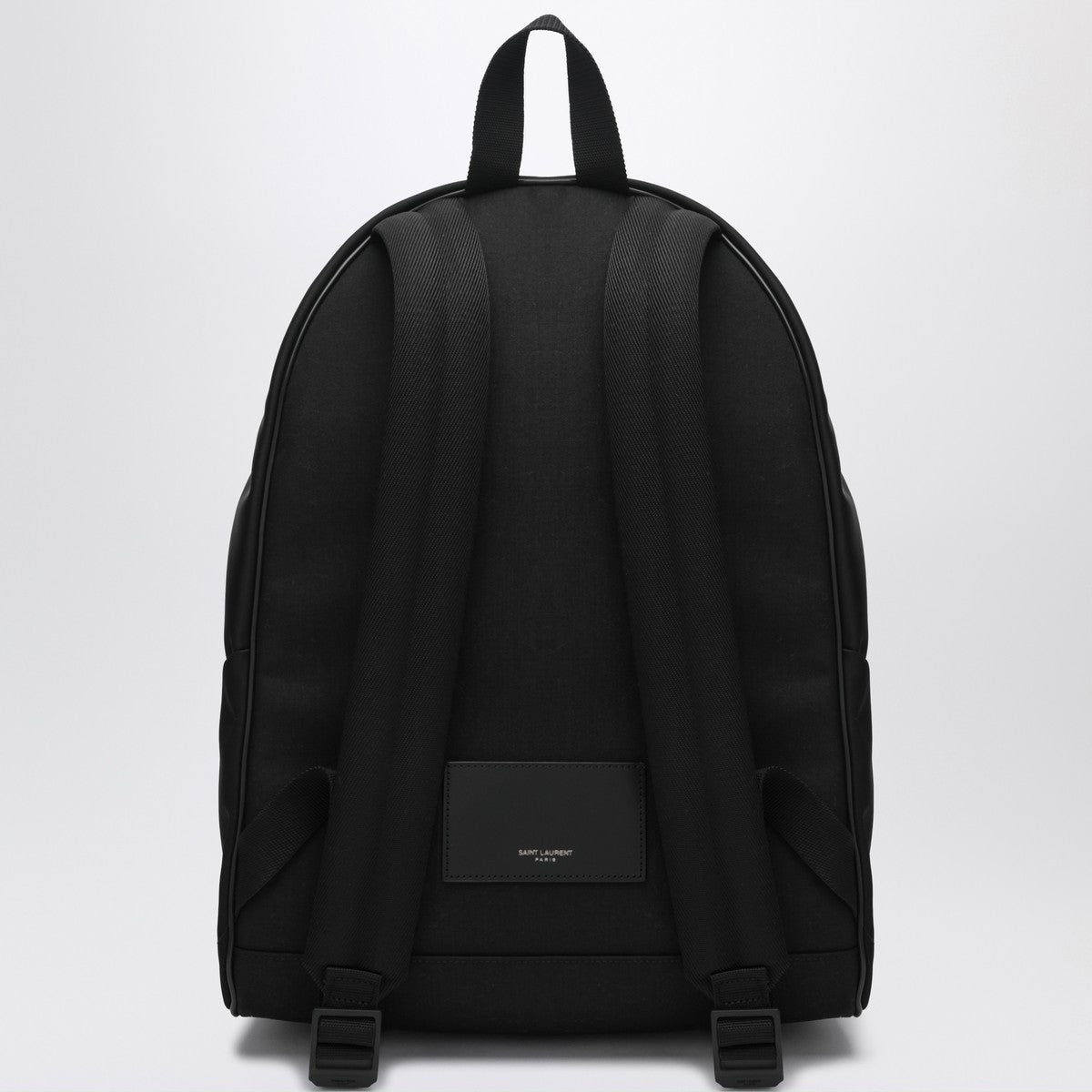 Saint Laurent Black leather and nylon backpack Saint Laurent