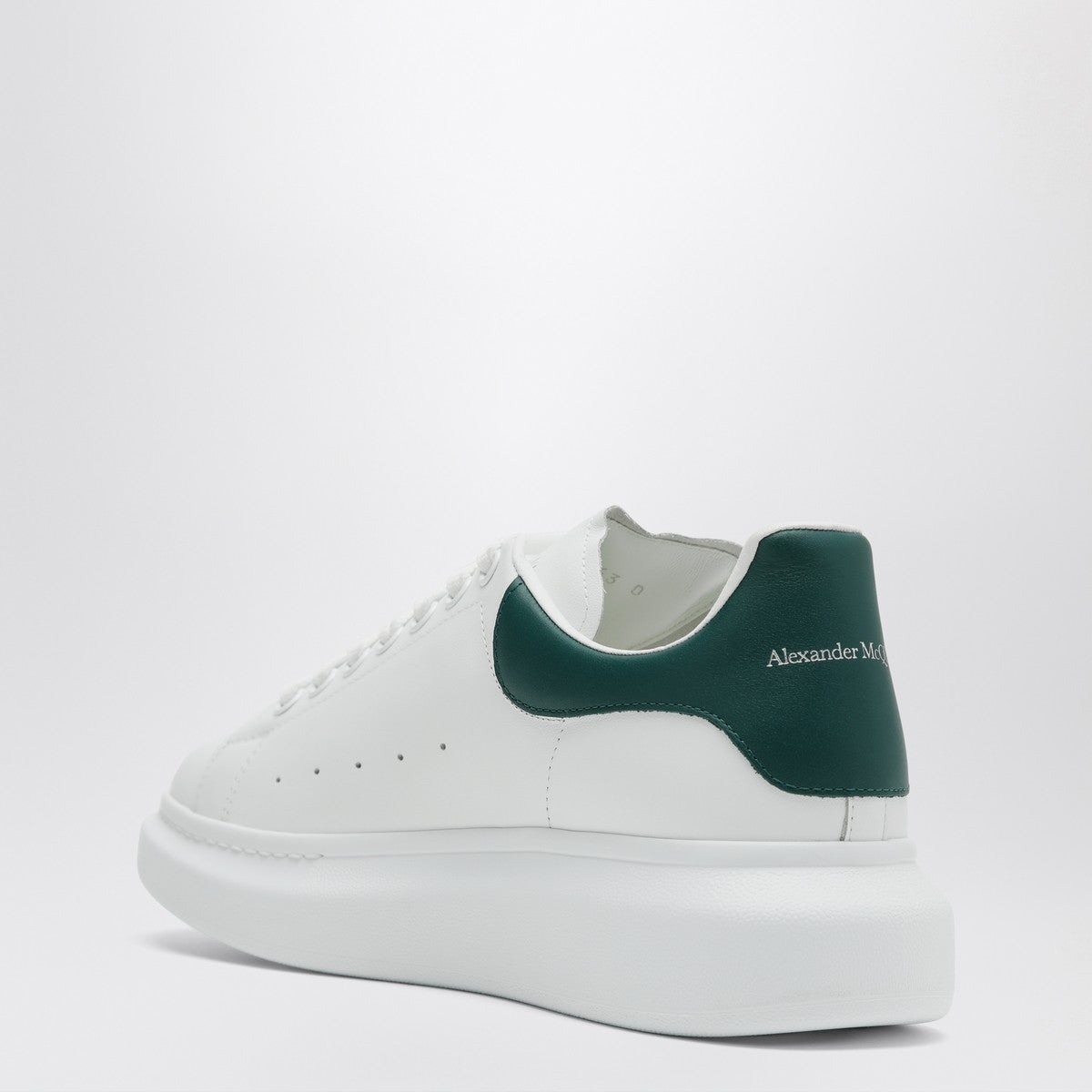 Alexander McQueen Oversized sneakers in white/green Alexander Mcqueen