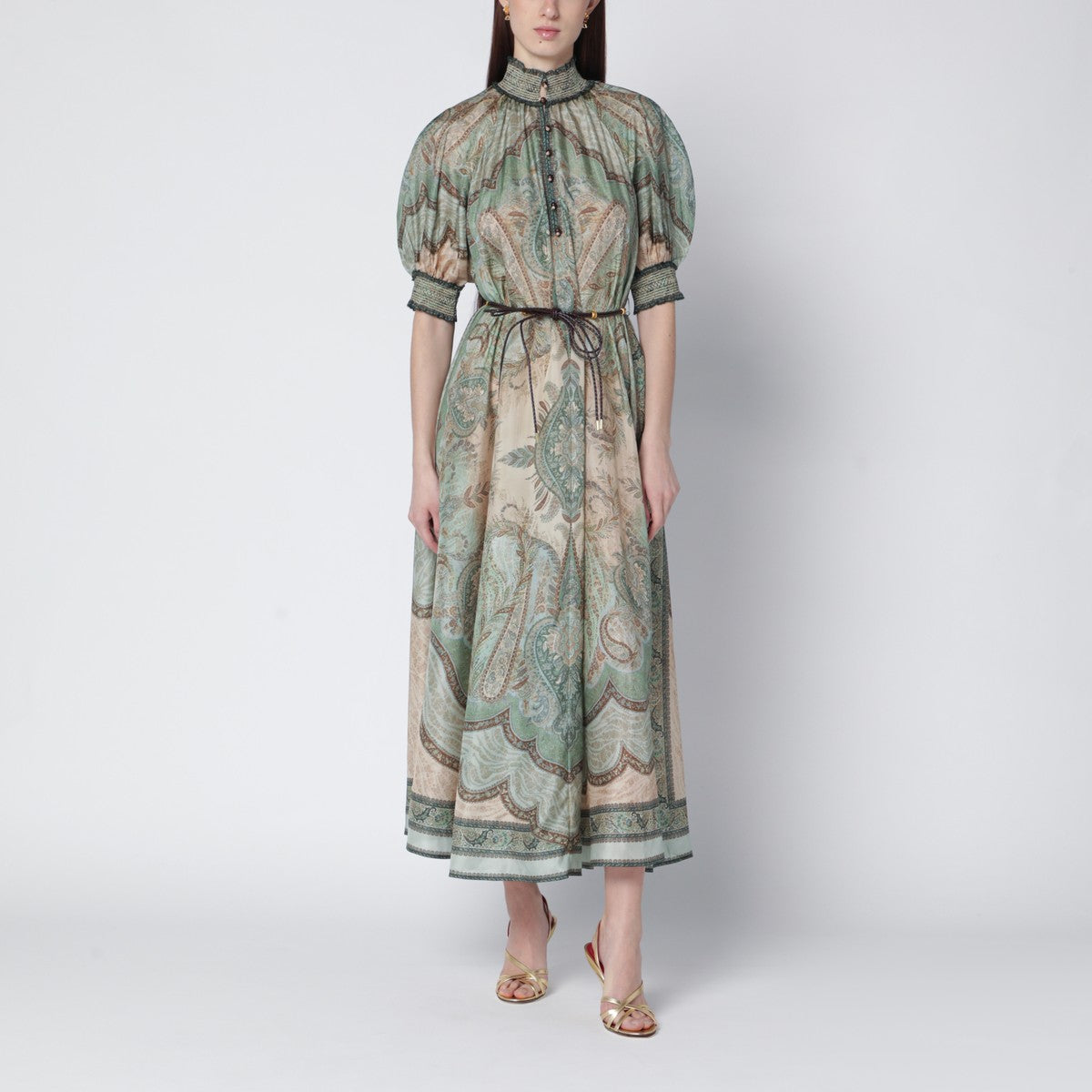 ZIMMERMANN Wanderlust Billow dress with tapestry print Zimmermann