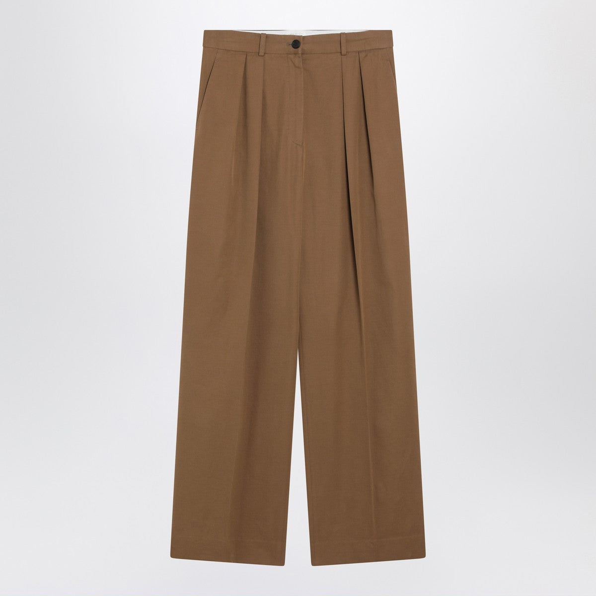 The Row Sand Igor trousers in cotton and cashmere The Row