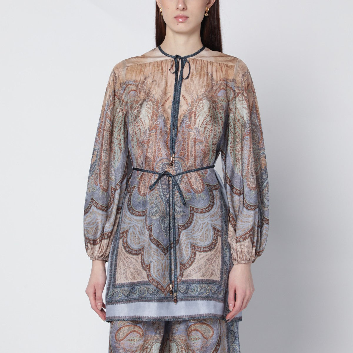 ZIMMERMANN Wanderlust blouse with tapestry print Zimmermann