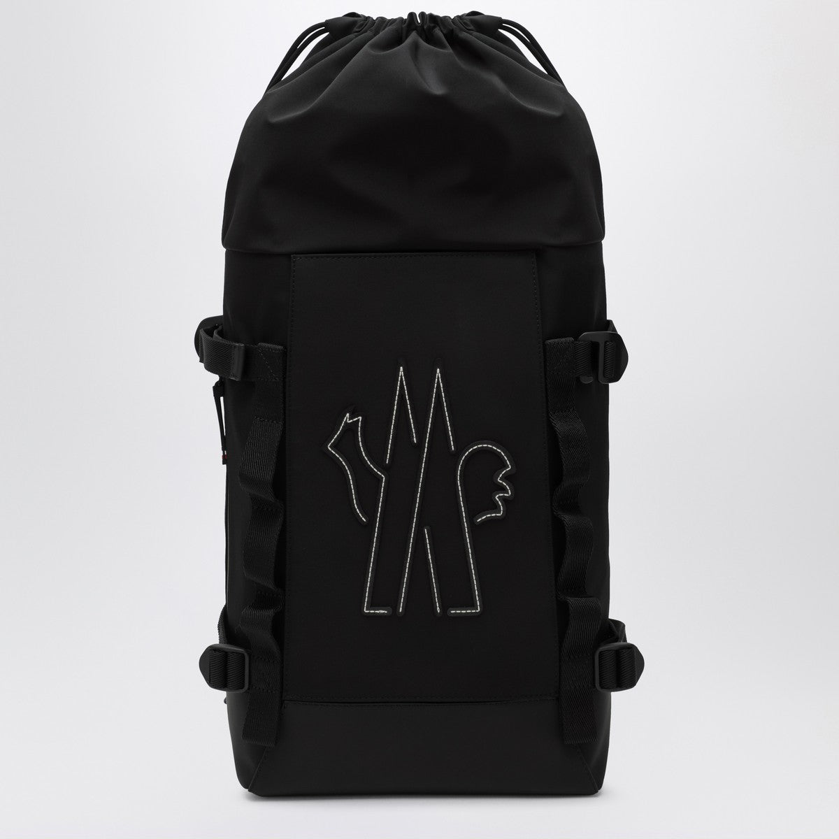 Moncler Grenoble Black nylon backpack with logo Moncler Grenoble