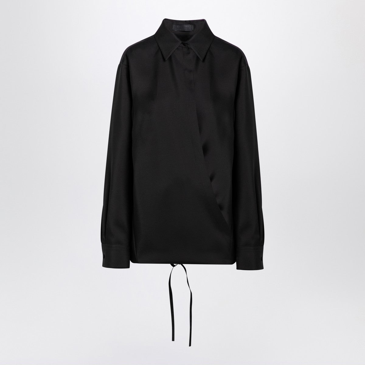 Valentino Black shirt with drawstring Valentino