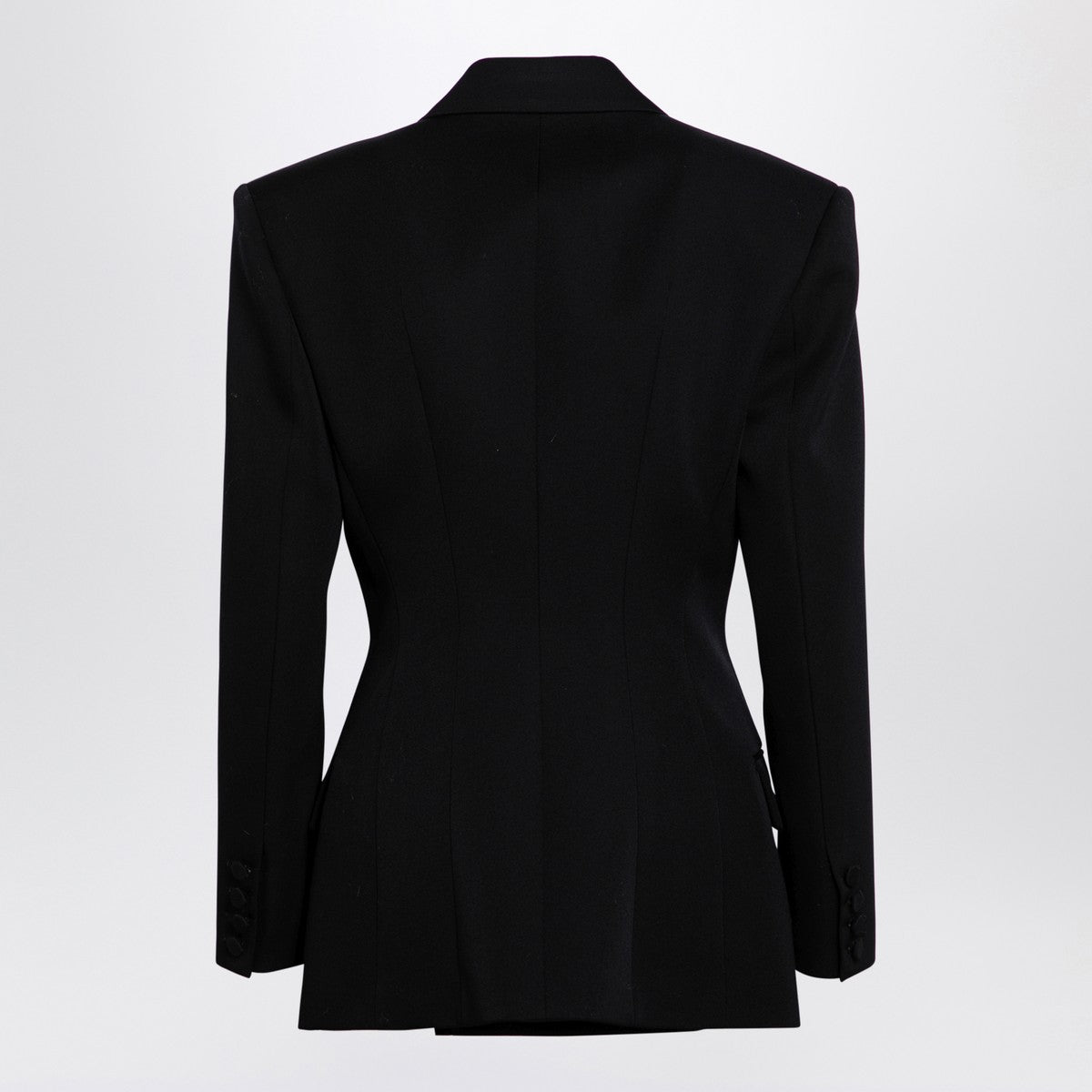 Valentino Black wool double-breasted jacket Valentino