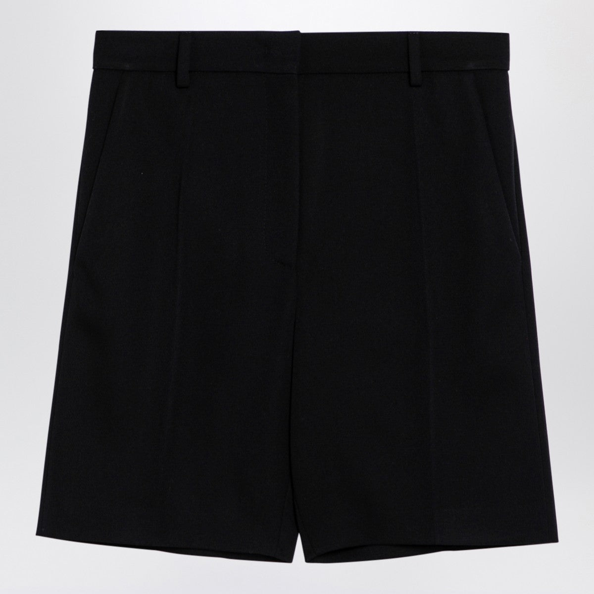 Valentino Black wool bermuda shorts Valentino