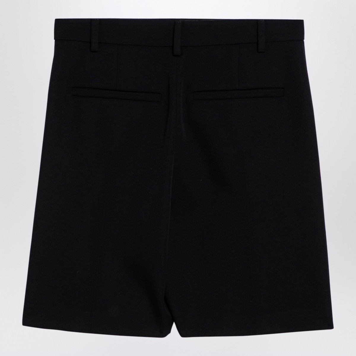 Valentino Black wool bermuda shorts Valentino