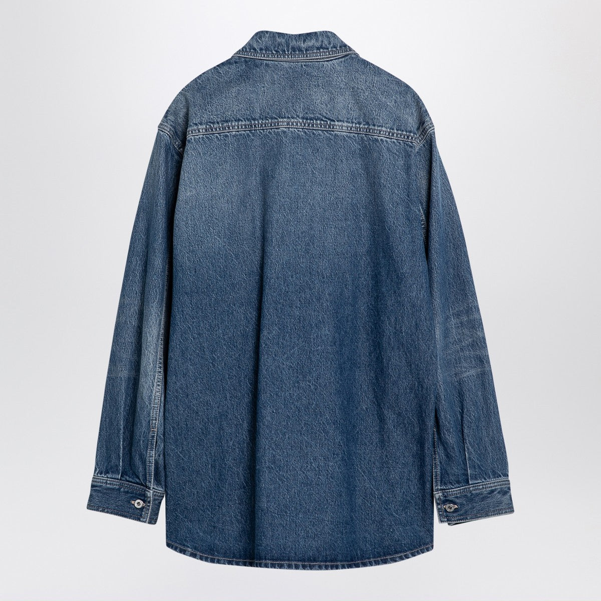 Valentino Blue denim shirt with V detail Valentino