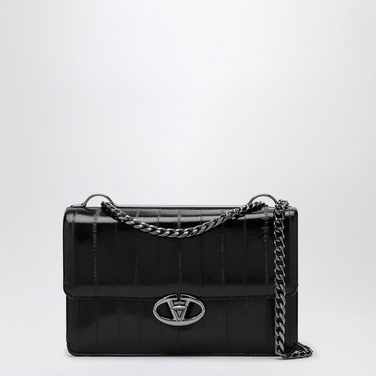 Valentino Garavani Vlogo medium shoulder bag black Valentino Garavani