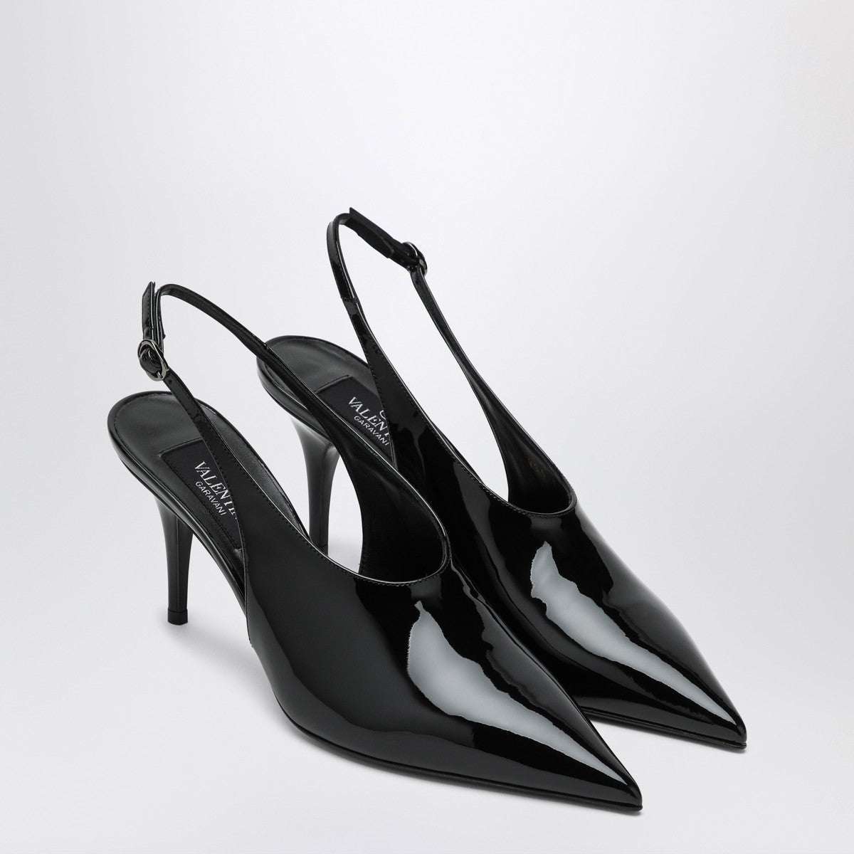 Valentino Garavani Le salon black patent leather slingback Valentino Garavani