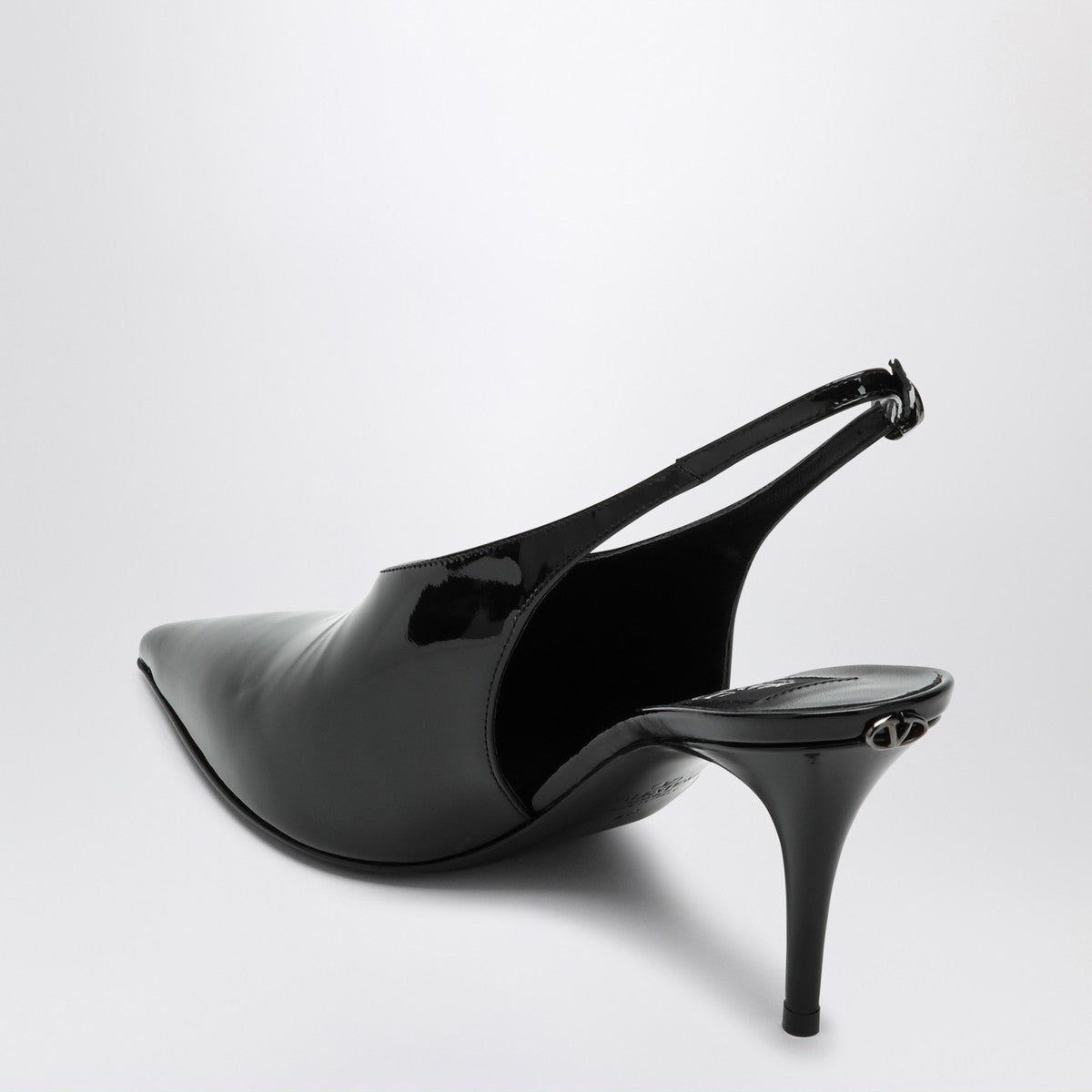Valentino Garavani Le salon black patent leather slingback Valentino Garavani