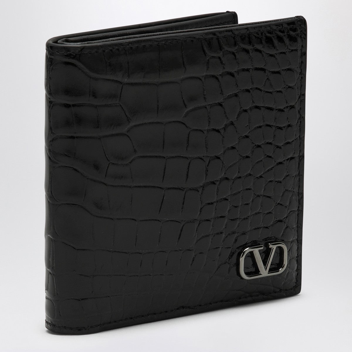 Valentino Garavani Signature VLogo Wallet Black Valentino Garavani