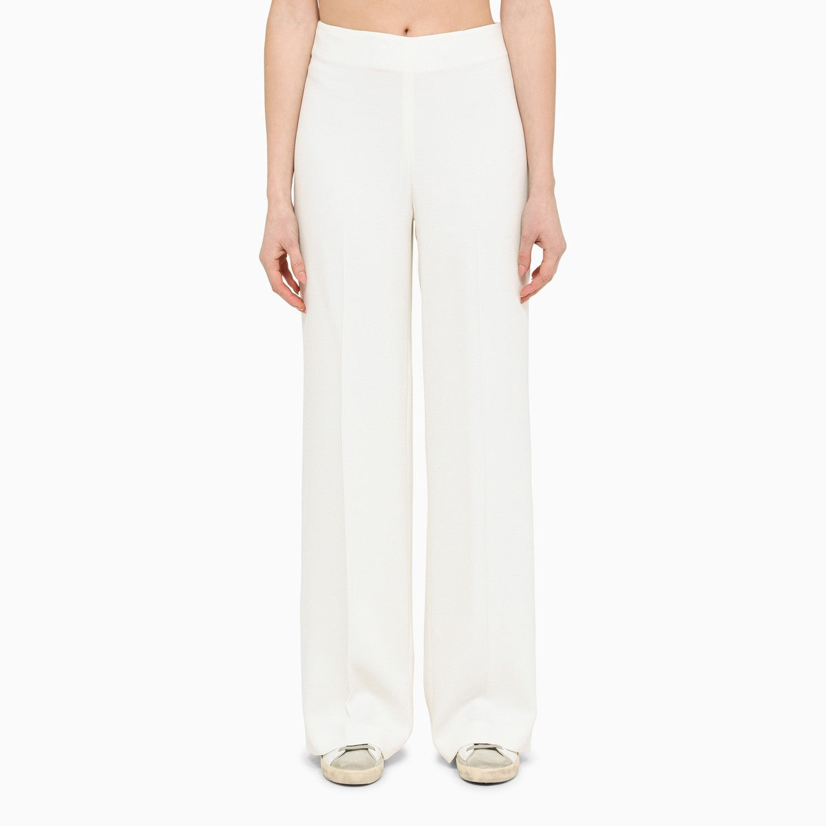 Stella McCartney Wide cream trousers Stella McCartney