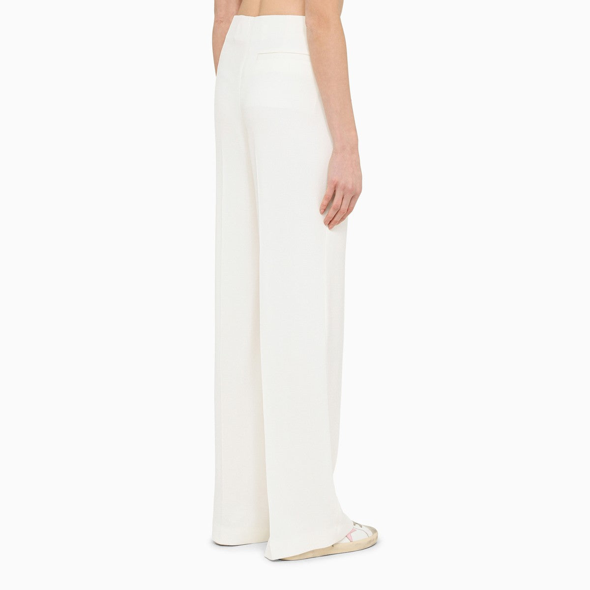 Stella McCartney Wide cream trousers Stella McCartney