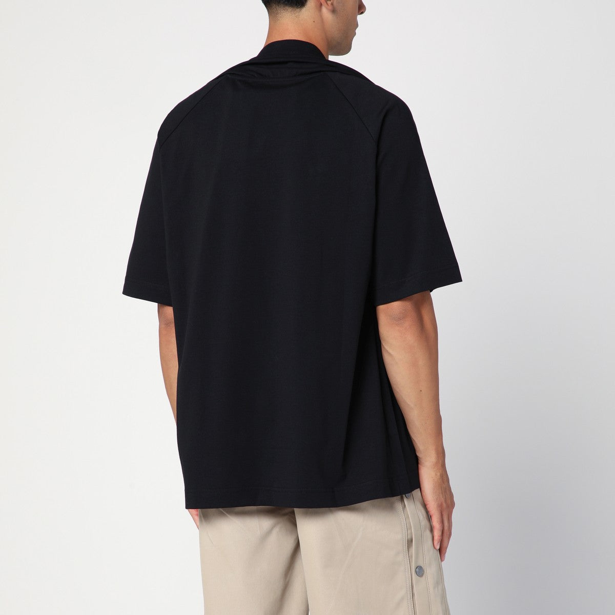 Martine Rose Oversized black T-shirt Celebration with print Martine Rose