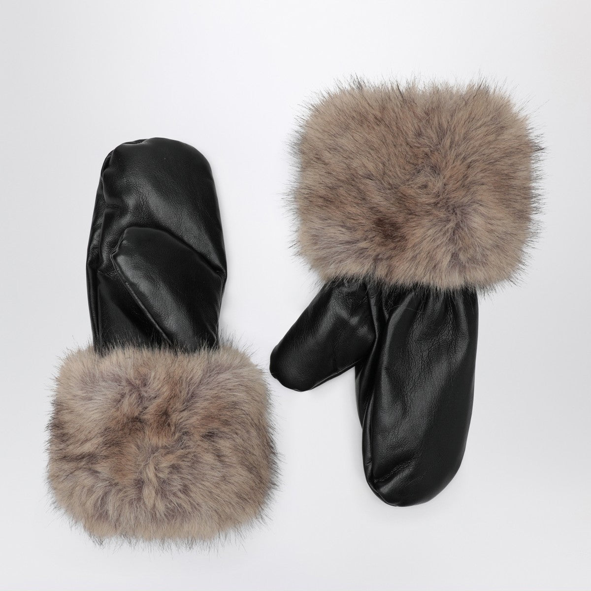 STAND STUDIO Jane gloves in leather and fur Stand Studio
