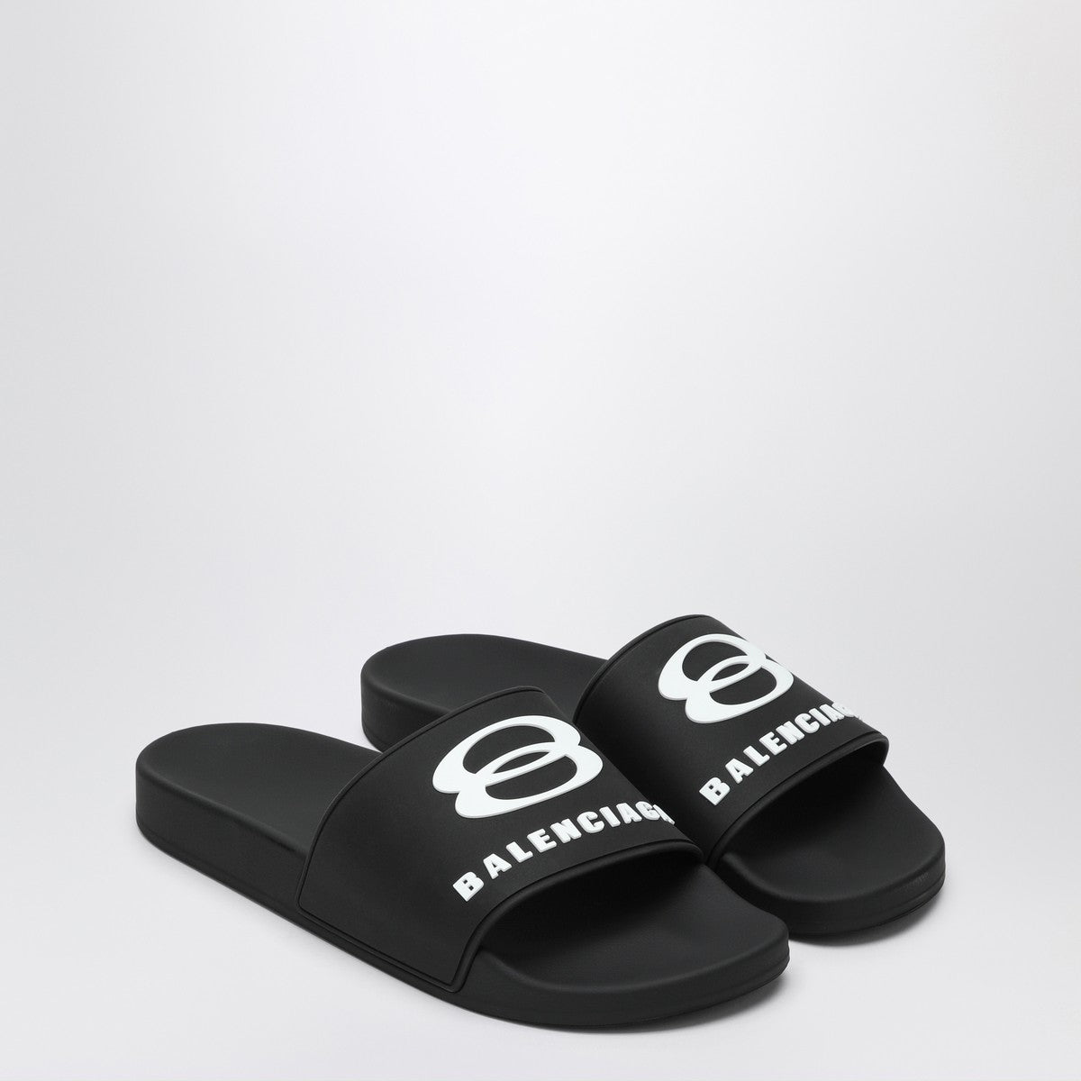 Balenciaga Rubber slide sandals for the pool Balenciaga
