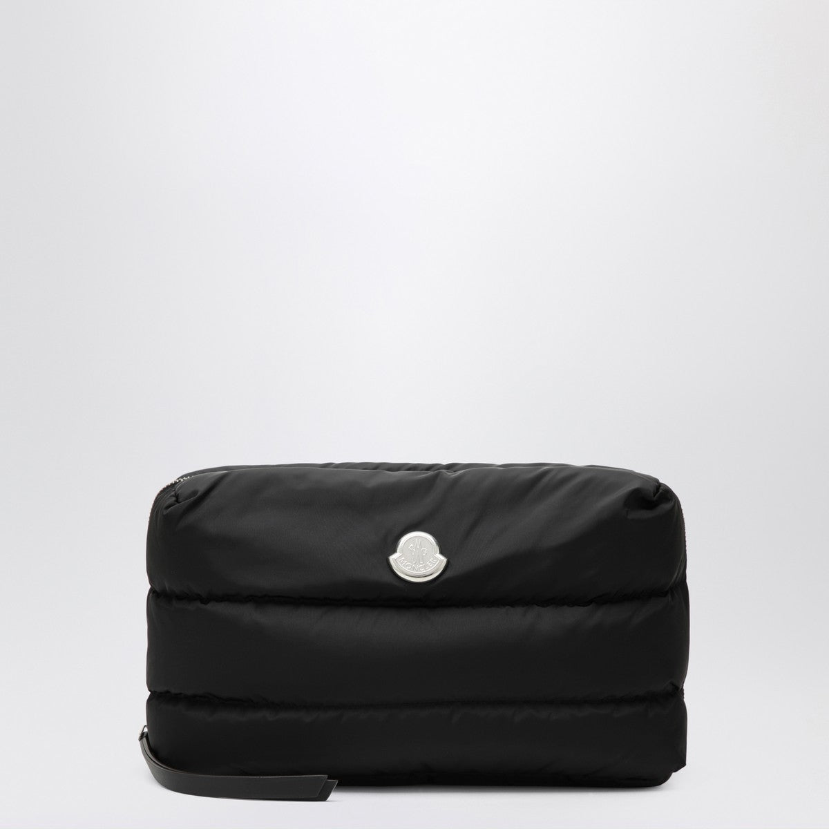 Moncler Caradoc beauty case in quilted black nylon Moncler