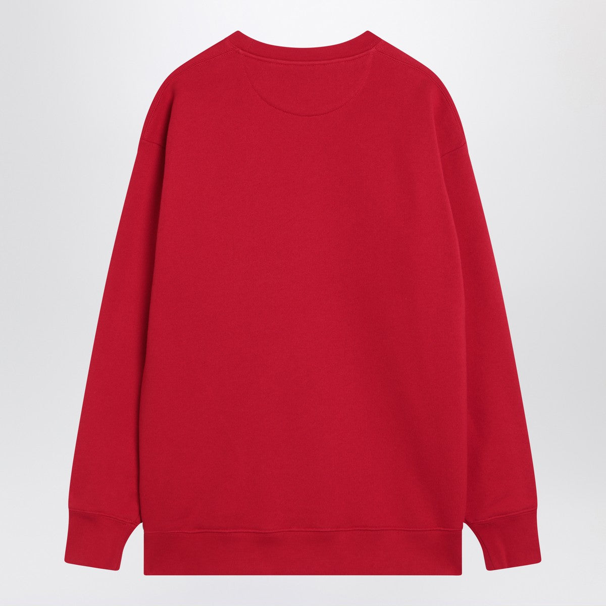 Red sweatshirt with Chez Valentino print Valentino