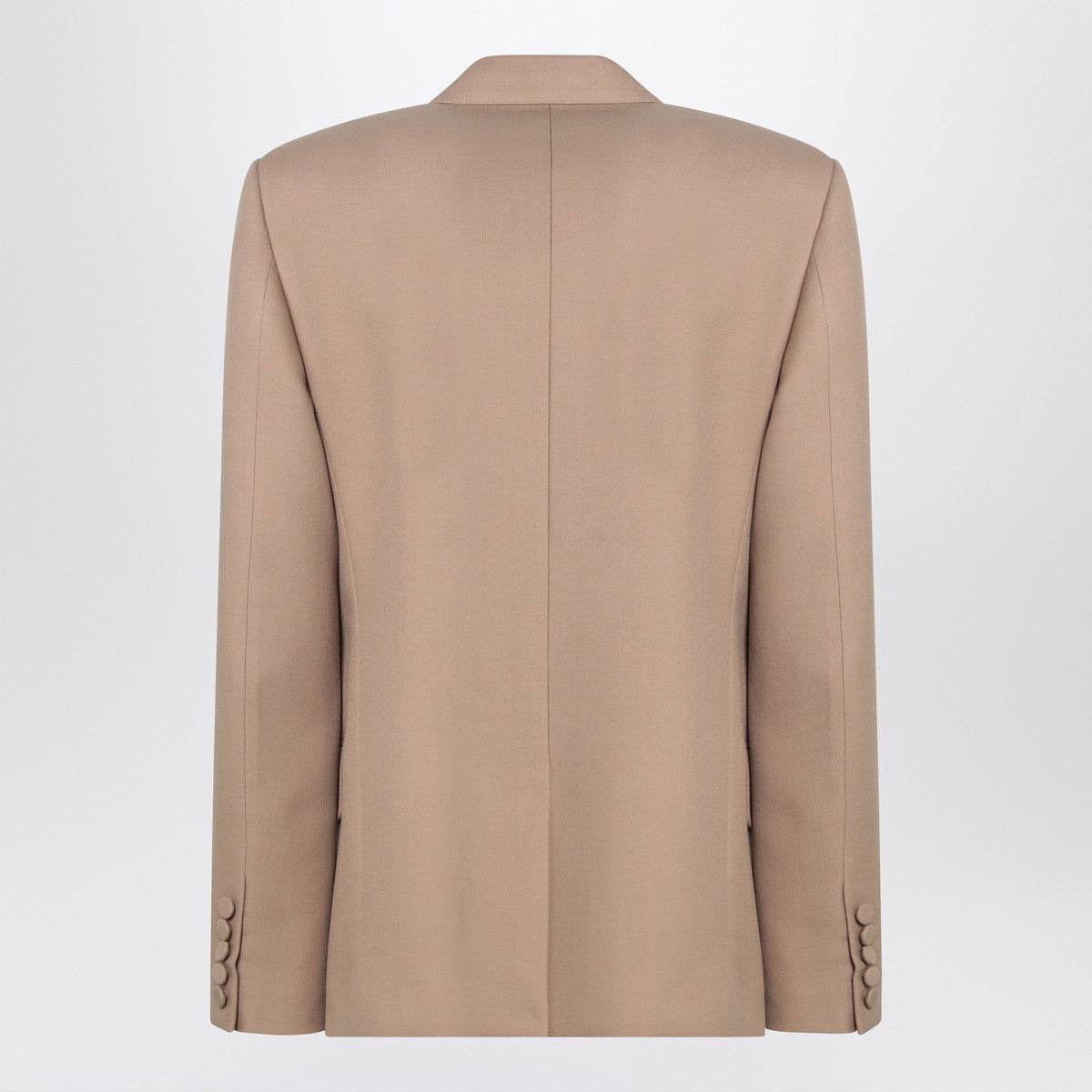 Valentino Double-breasted jacket camel light in wool Valentino