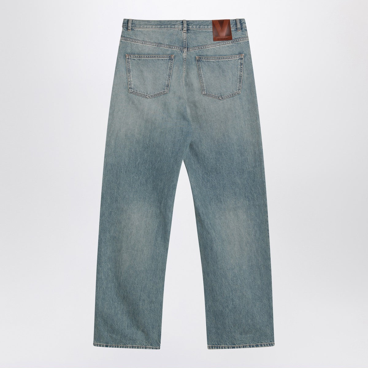 Valentino Light blue jeans with washed effect Valentino