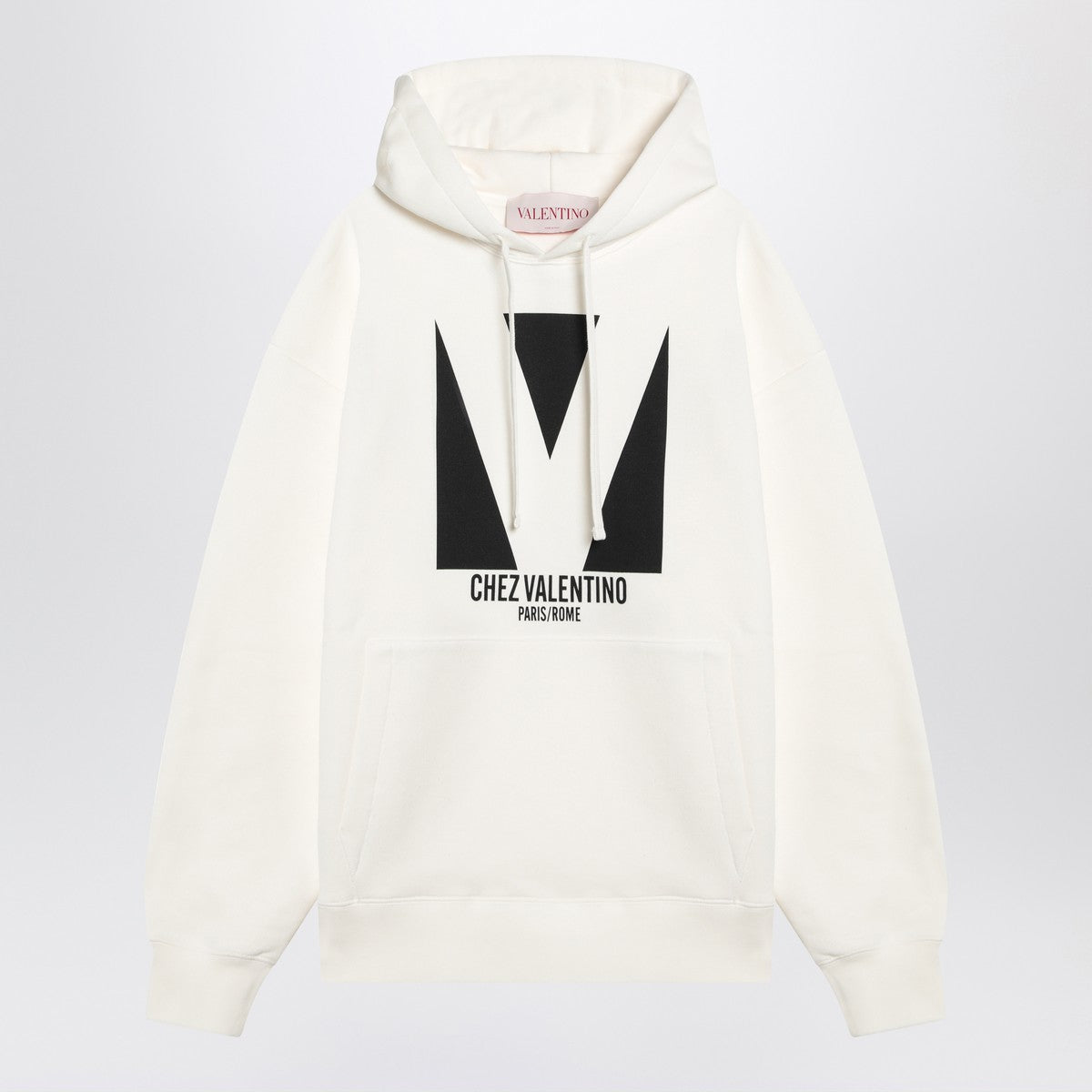 Ivory sweatshirt with Chez Valentino print Valentino