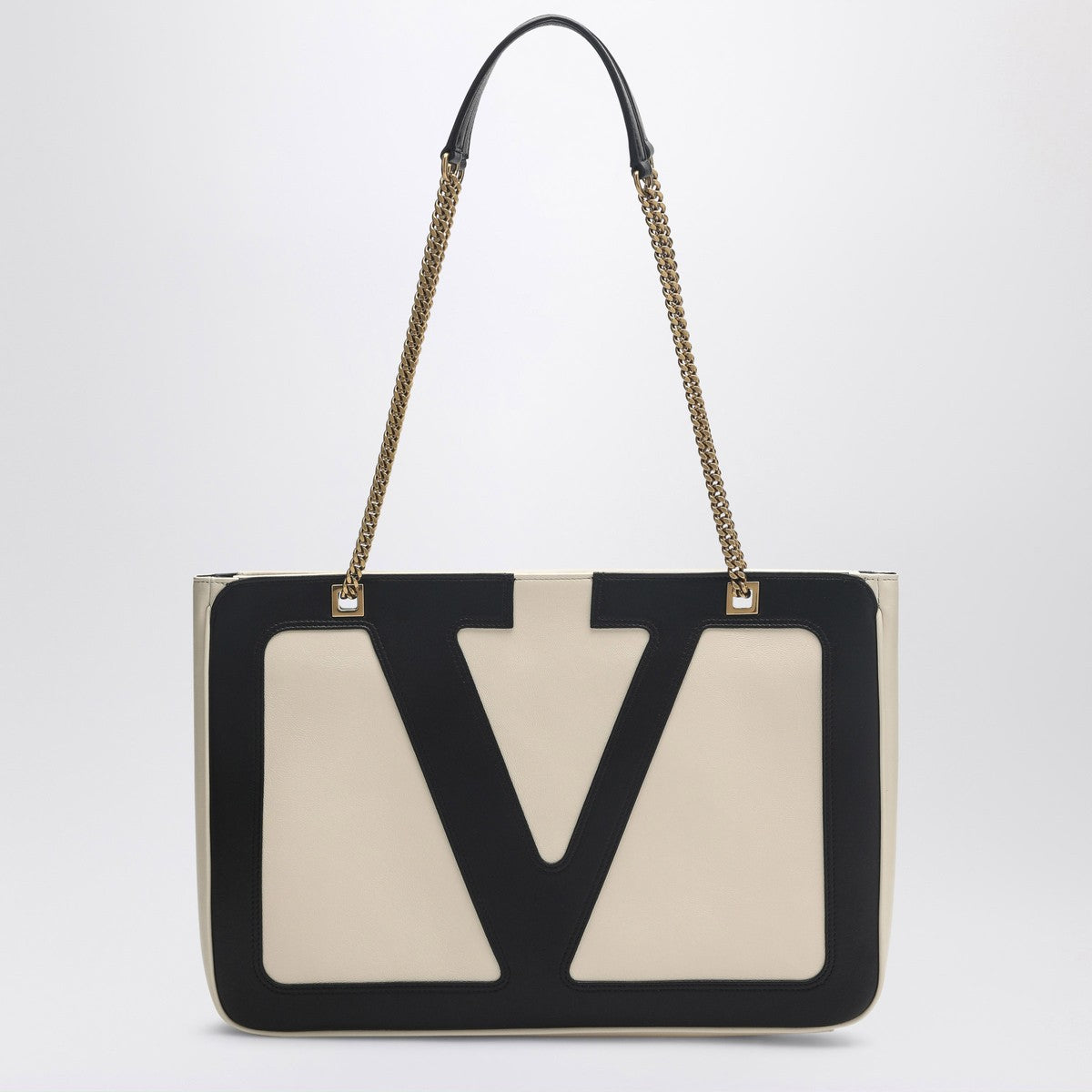 Valentino Garavani Viva Superstar butter/black medium bag Valentino Garavani